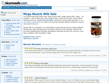 Tablet Screenshot of nicemuscle.com